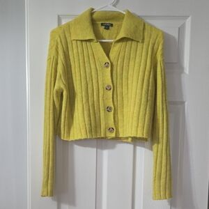 Wild Fable Mustard Knit Cardigan 2 Pieces